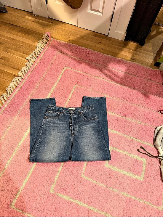 Levi's Denim - Levi's Ribcage Straight Ankle Jeans Blue Waist 31